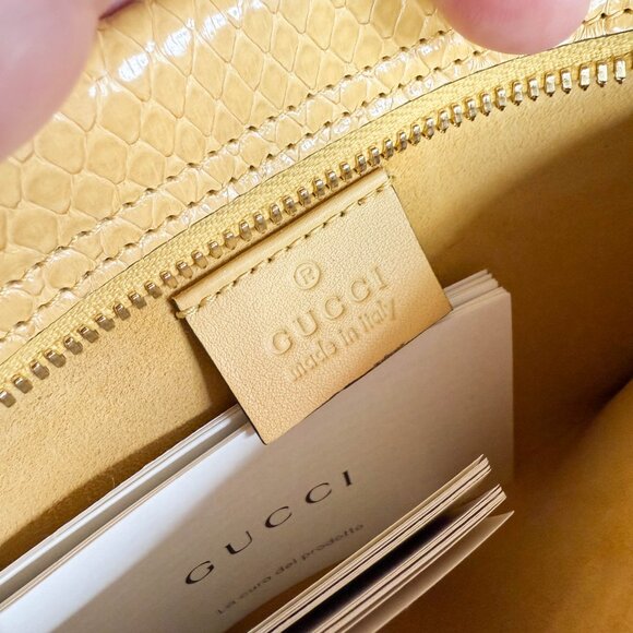 Gucci Rajah Maxi Python tote - Picture 9 of 11